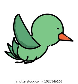 Cute bird icon