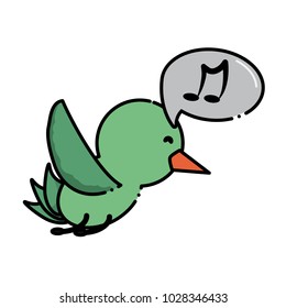 Cute bird icon