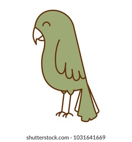 cute bird isolated icon