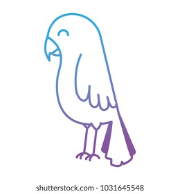 cute bird isolated icon