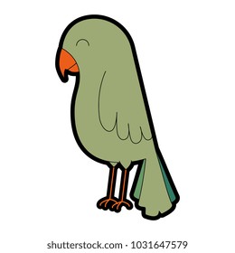 cute bird isolated icon