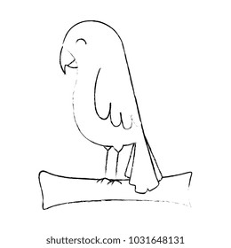 cute bird isolated icon