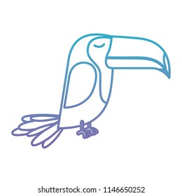 cute bird isolated icon