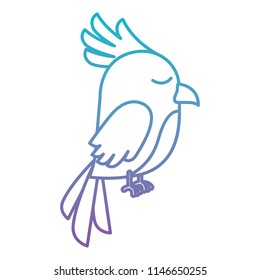 cute bird isolated icon