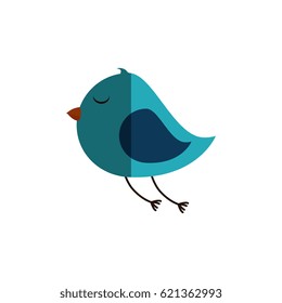 cute bird isolated icon