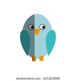 cute bird isolated icon