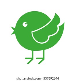 cute bird isolated icon vector illustration design