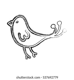 cute bird isolated icon vector illustration design