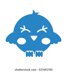 cute bird isolated icon vector illustration design