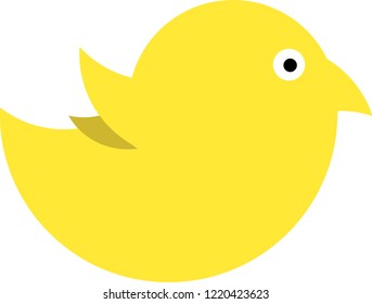 Cute Bird Logo Art