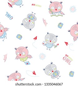 cute bird pattern 