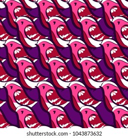 Cute Bird Seamless Pattern