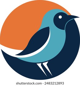  Cute Bird symbol vector illustration
