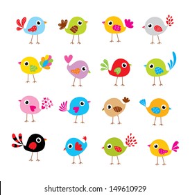 Cute Bird Vector