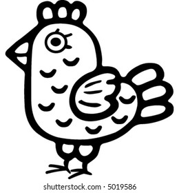 A cute bird vector illustration.