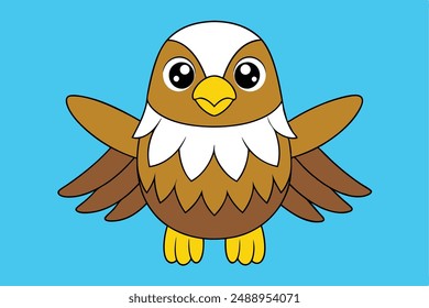 Cute Bird Vector Illustration: Cartoon, Clipart, and Line Art Design