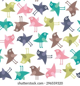 cute bird.background vector