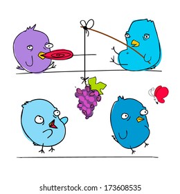 Cute birds