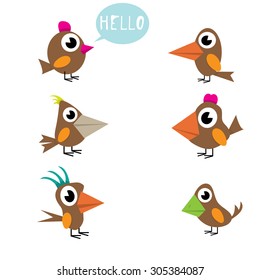 cute birds collection