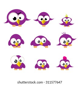 cute birds collection