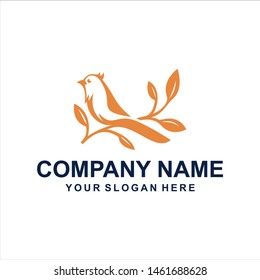 cute birds logo vector unique designs