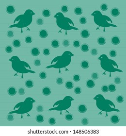 cute birds pattern