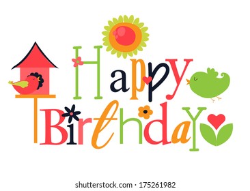 Cute birthday greeting