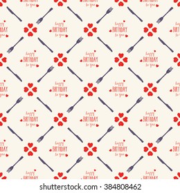 cute birthday love pattern