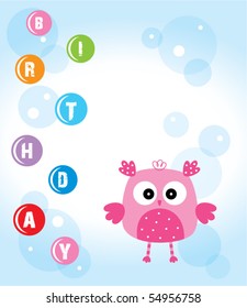 cute birthday owl