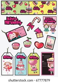 Cute birthday set.