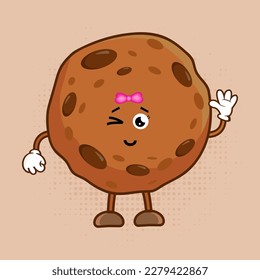Cute Biscuit Character, This cute little biscuit is perfect for adding a touch of sweetness to any project