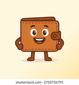 Carácter lindo de la moneda de Bitcoin. Vector digital de la ilustración de la moneda