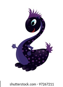 A Cute black Baby Dragon as symbol 2012