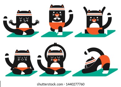 Comic Yoga Images Stock Photos Vectors Shutterstock