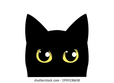 猫 のぞく のイラスト素材 画像 ベクター画像 Shutterstock