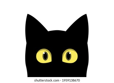 猫 のぞく のイラスト素材 画像 ベクター画像 Shutterstock