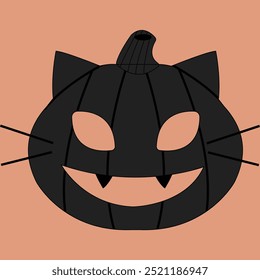 Cute Black Cat Pumpkin Halloween Decoration Decorative Ornament