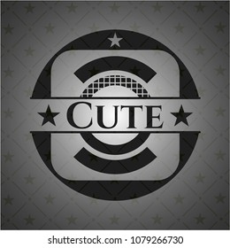 Cute black emblem