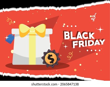 linda imagen de viernes negro con elementos