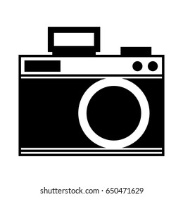 cute black icon camera cartoon