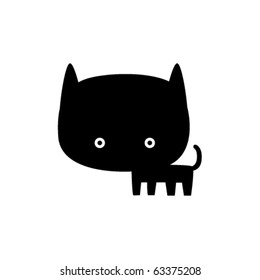 cute black kitten