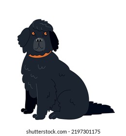 BIG BLACK DOG Royalty Free Stock SVG Vector and Clip Art
