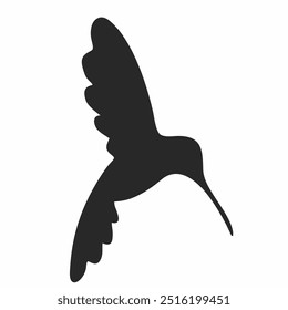 Lindo Vector de pájaro blanco y negro
