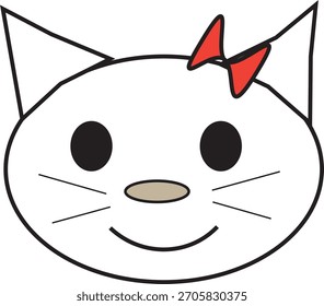 Un lindo gato blanco y negro 