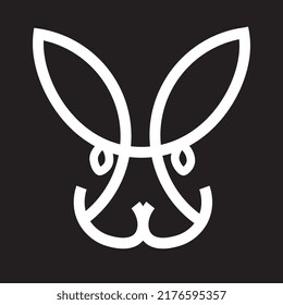 Cute black and white vector