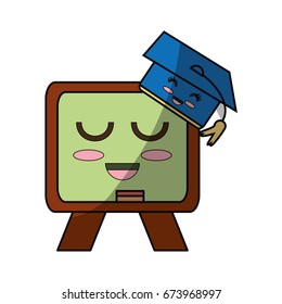 Cute blackboard cartoon
