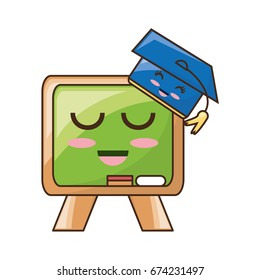 Cute blackboard cartoon