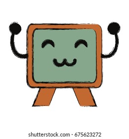 Cute blackboard cartoon