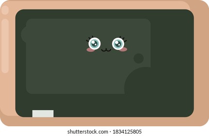Cute blackboard, illustration, vector on white background