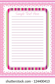 cute blank design. vector illustration